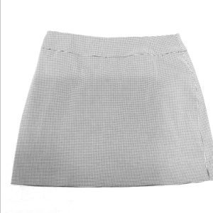 Charter Club Black and White Mini Skirt